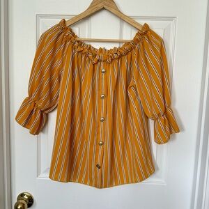 Adara Off-Shoulders Blouse Sz L